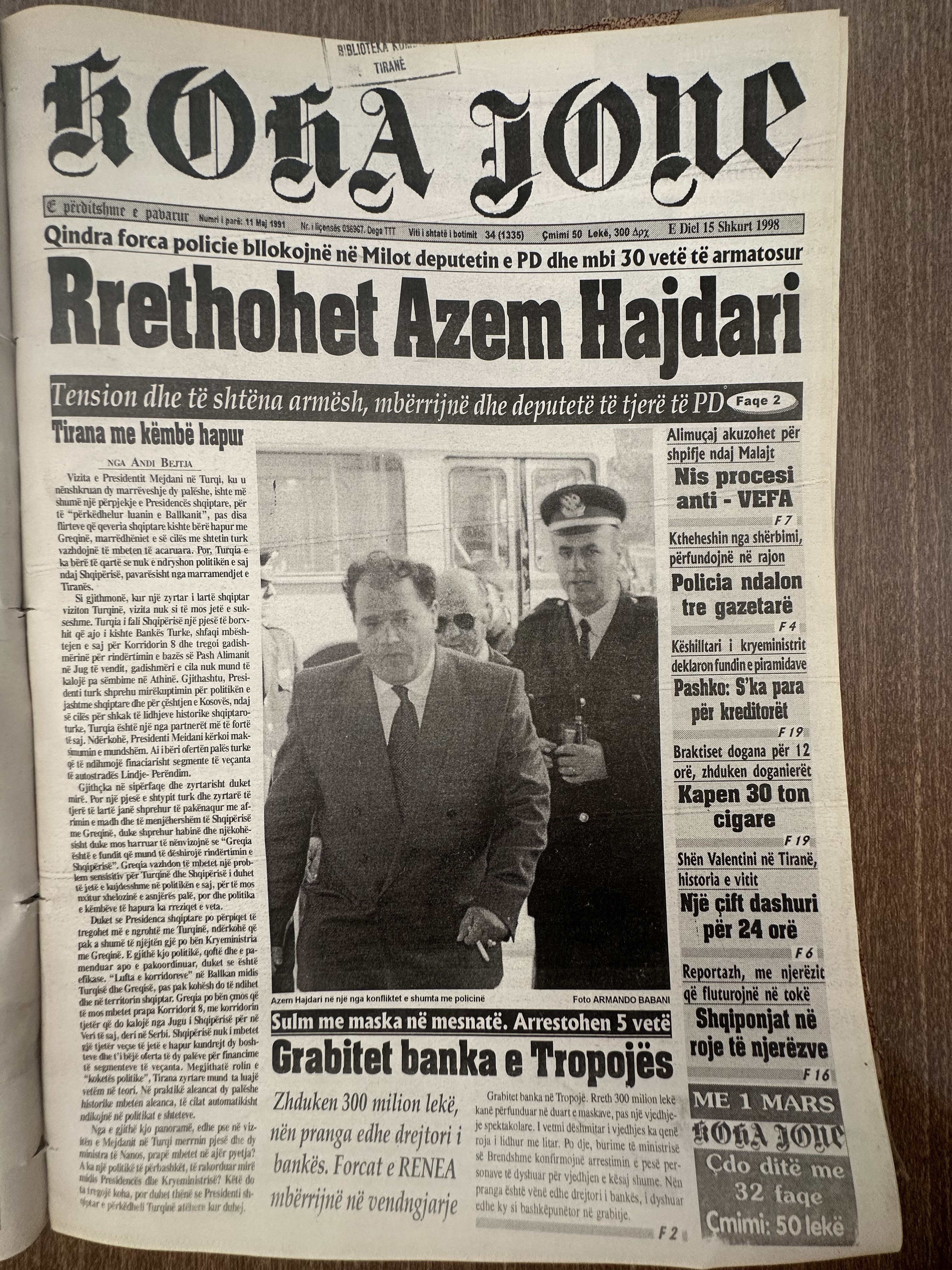 Koha Jonë 1998-02-15